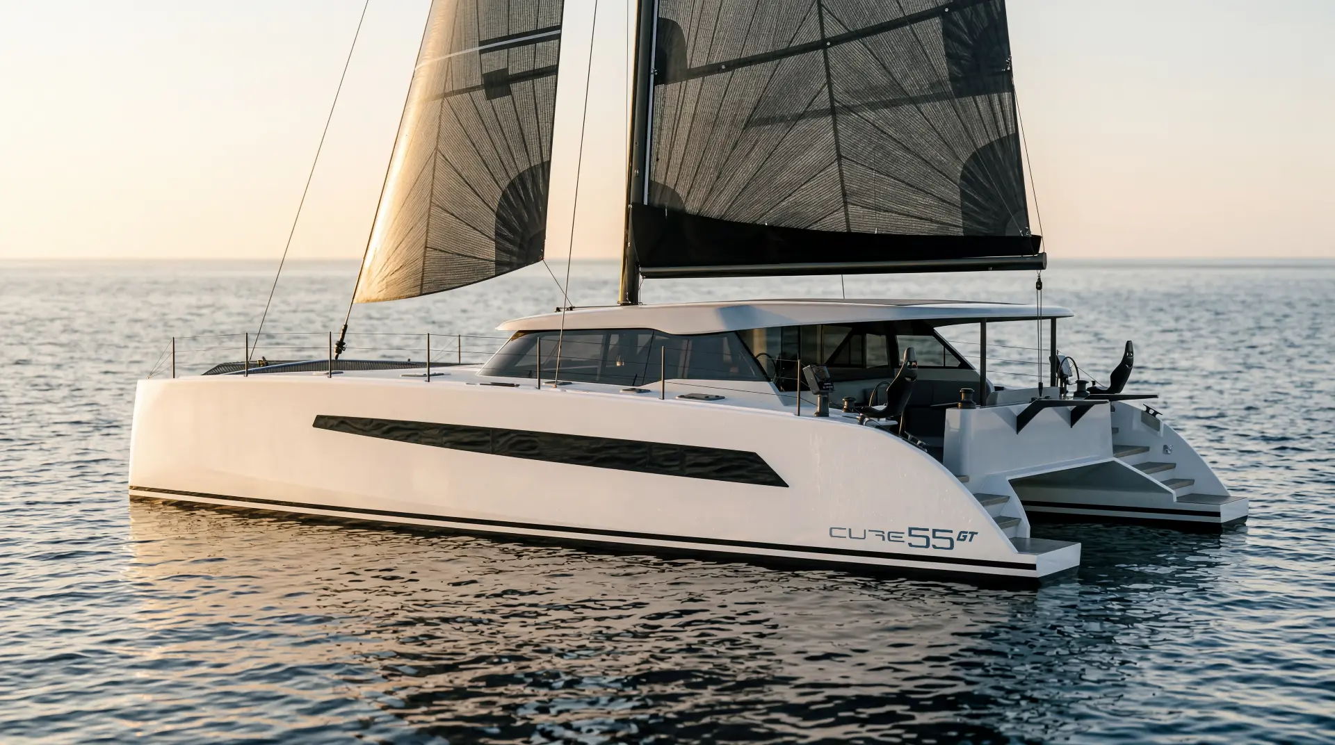 Full carbon construction underpins every Cure catamaran