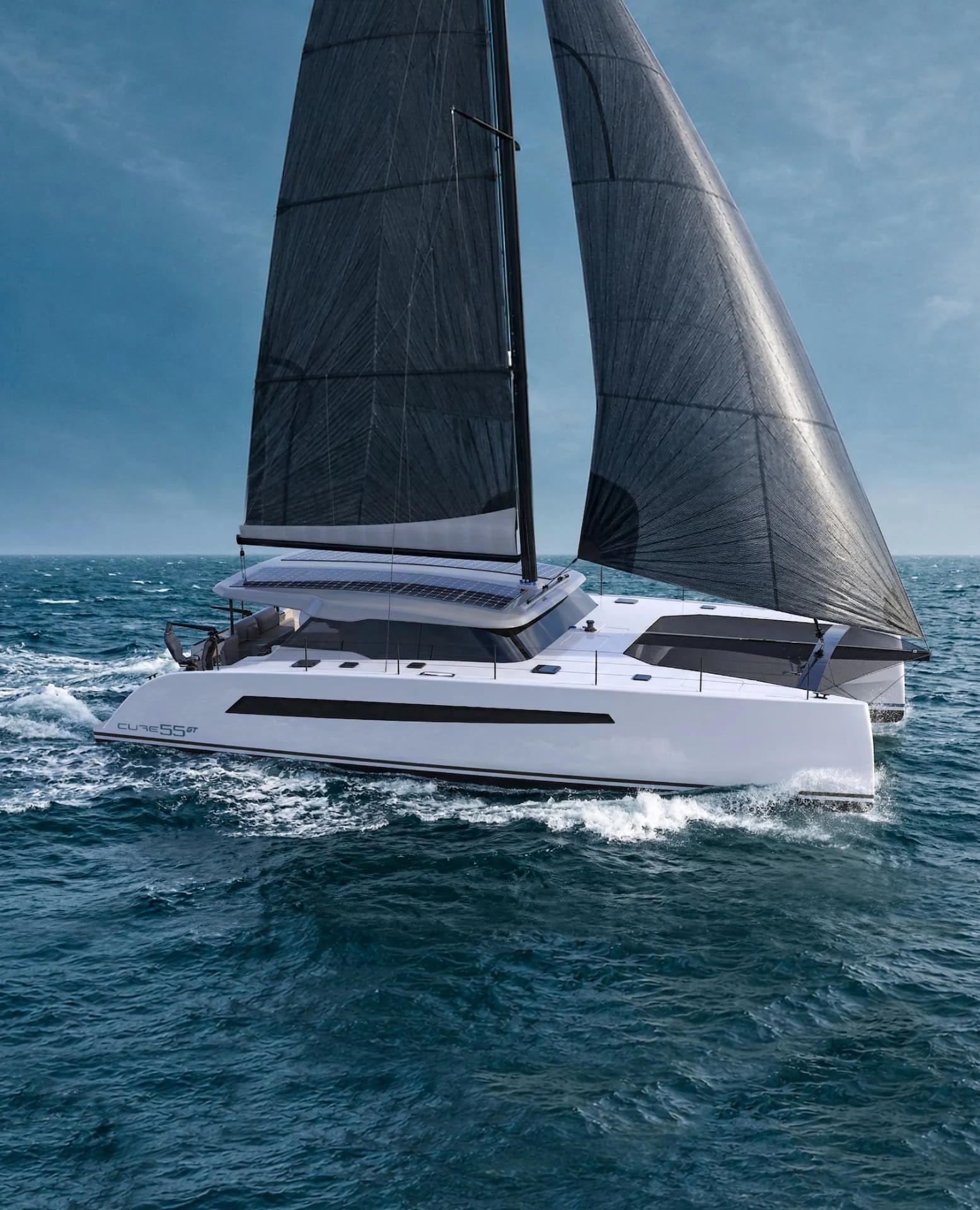 Cure 55GT at anchor